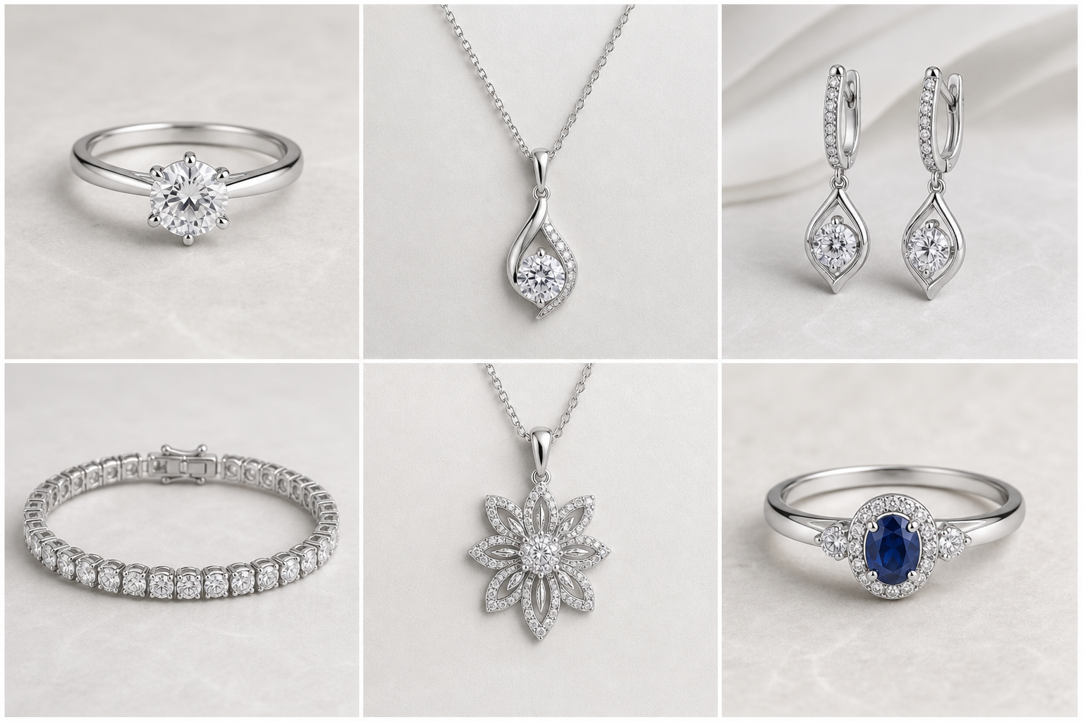 Sterling Silver Solitaire Ring